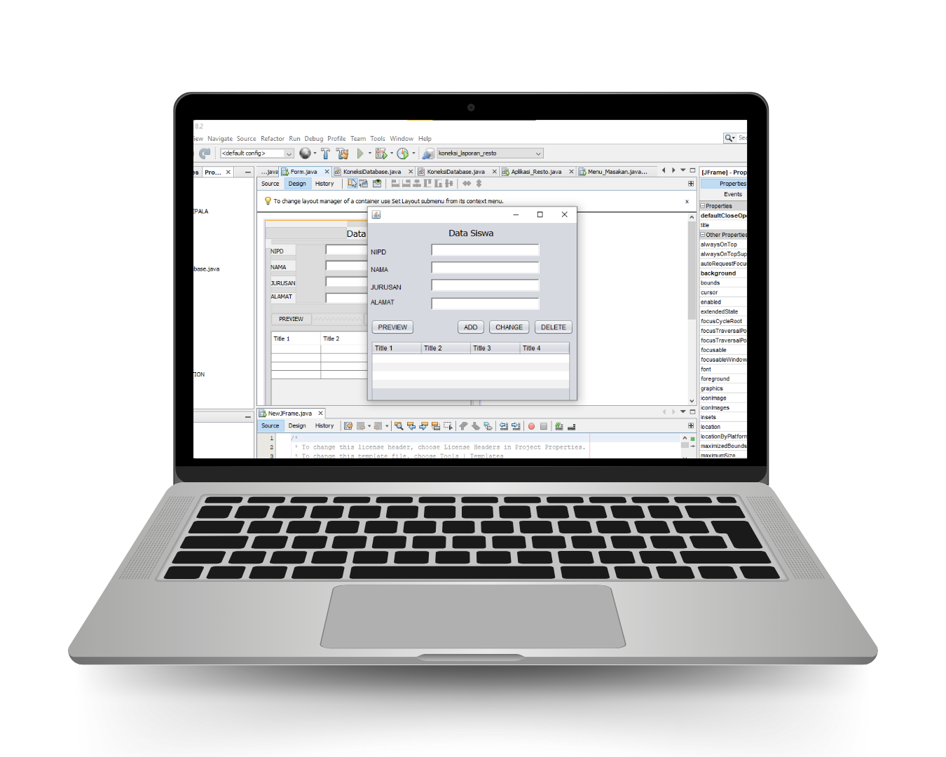 Project CRUD Java